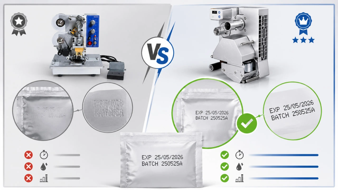 Hot Stamp vs Printer TTO